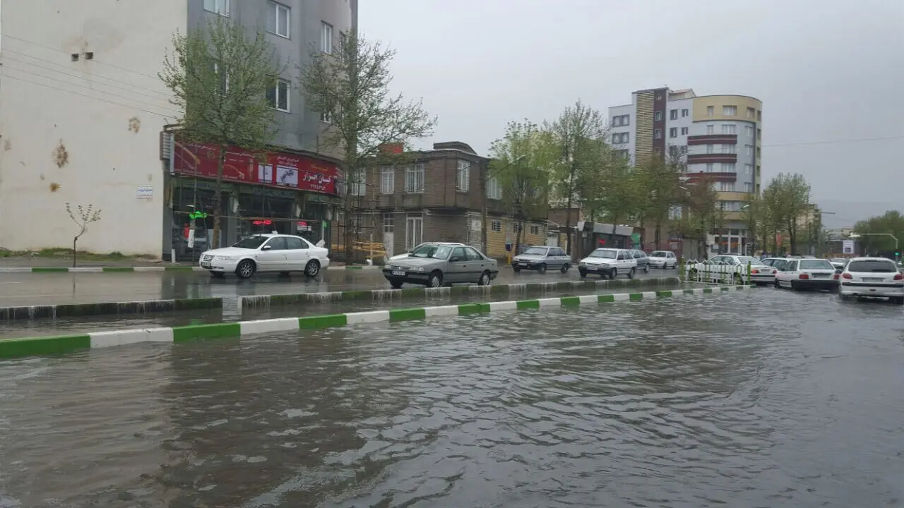 بارش شدید باران در ۸ استان کشور