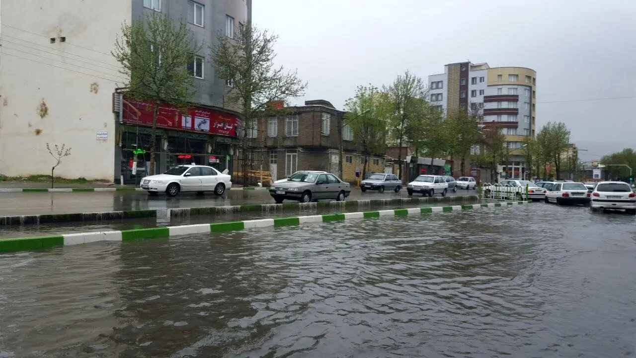 بارش شدید باران در ۸ استان کشور