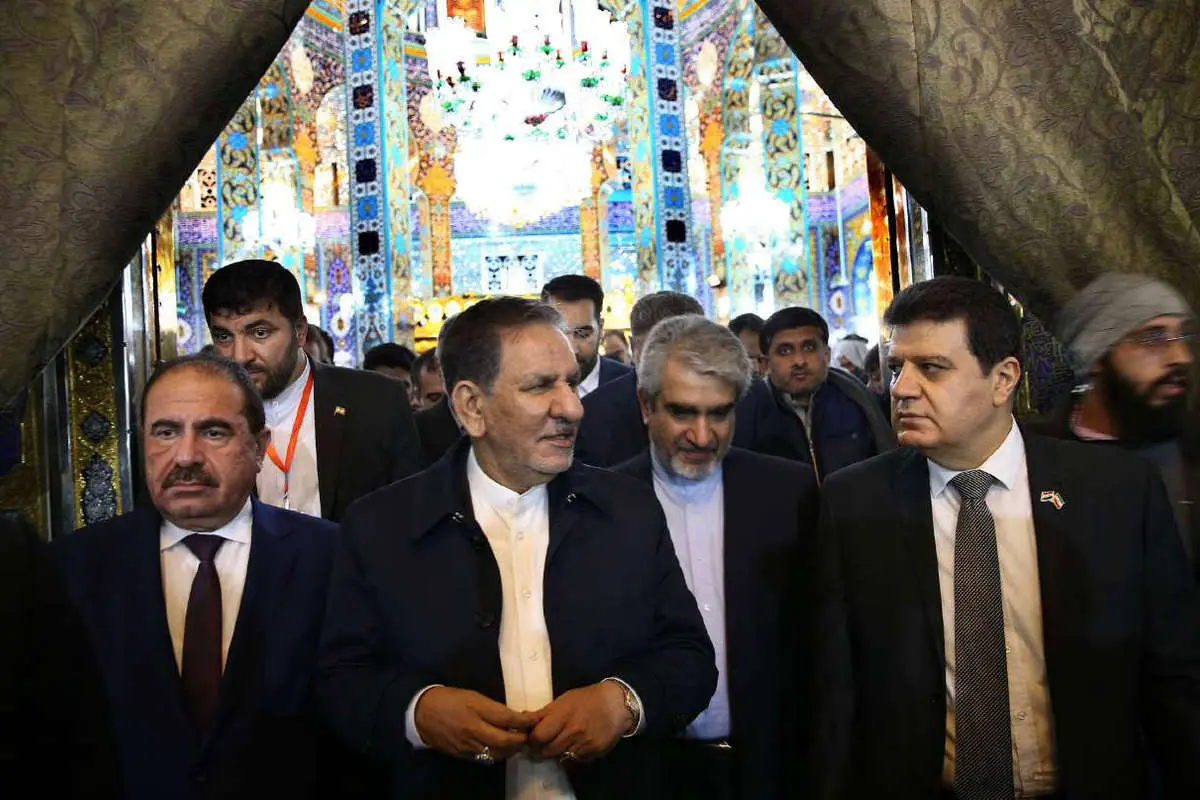 (تصاویر) تشرف جهانگیری به حرم حضرت زینب (س)