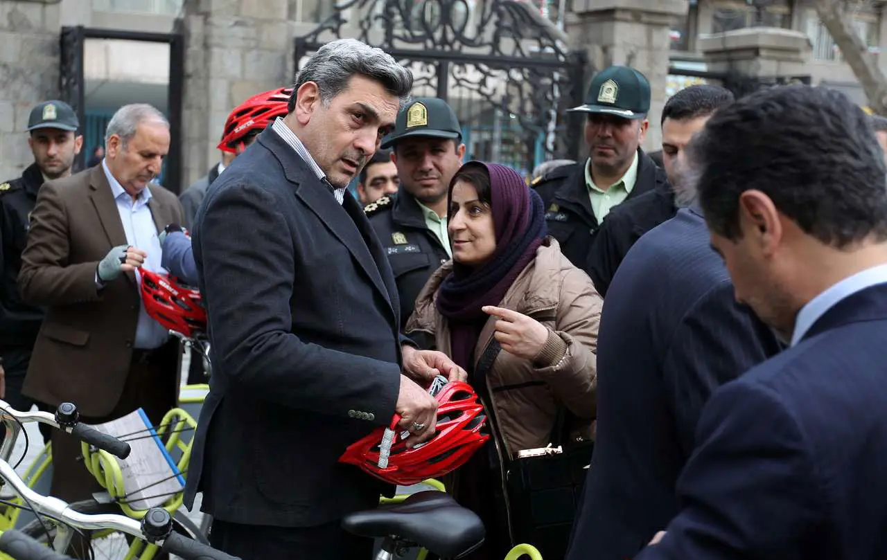 (تصاویر) دوچرخه سواری شهرداران کلانشهر‌های ایران