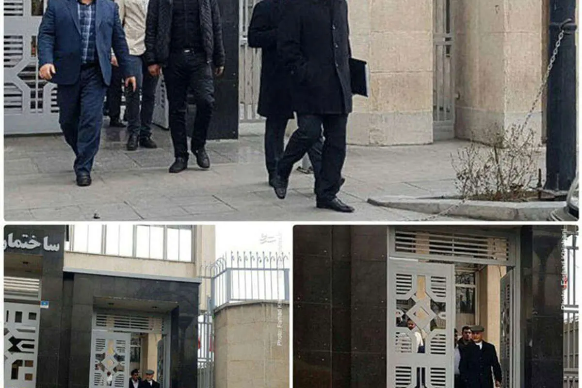 (تصویر) حسین فریدون هنگام خروج از دادگاه