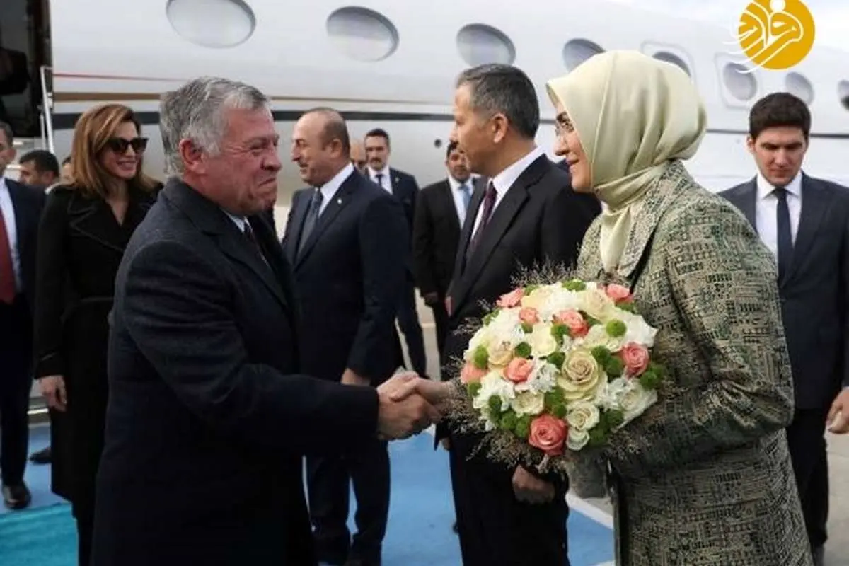(تصاویر) سفر پادشاه اردن و همسرش به استانبول