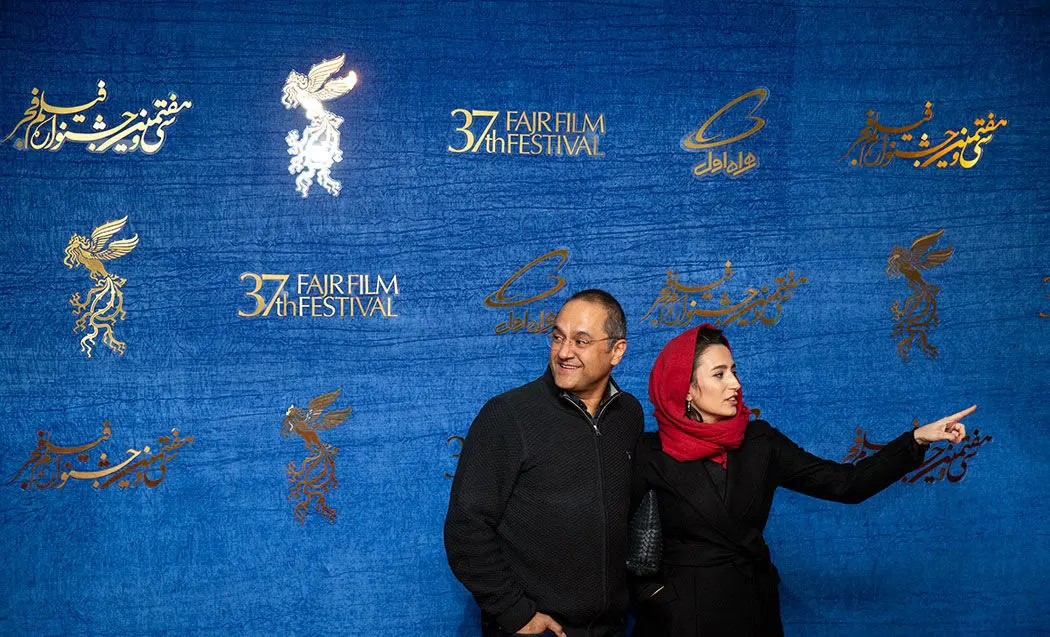 (تصاویر) حواشی حضور رامبد جوان و نگار جواهریان در مراسم «طلا»