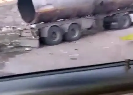 انفجار تانکر سوخت‌رسان طی تیراندازی در خرم‌آباد