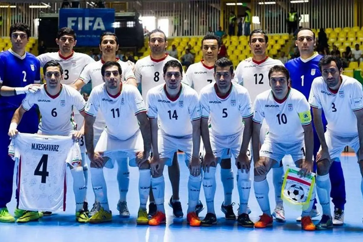 صعود فوتسال ایران به رتبه پنجم جهان