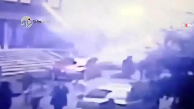 (ویدیو) ریزش سهمگین ساختمانی در استانبول!