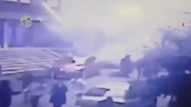 (ویدیو) ریزش سهمگین ساختمانی در استانبول!