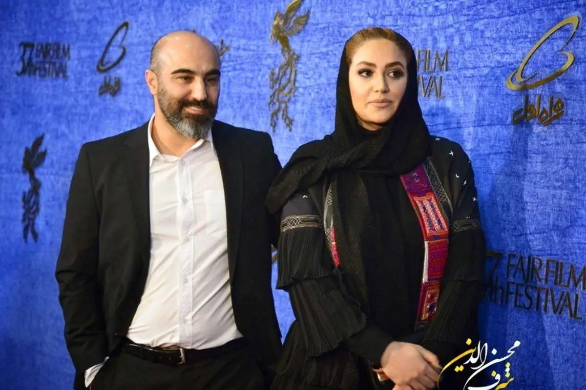 (تصویر) محسن تنابنده و همسرش روی فرش قرمز جشنواره