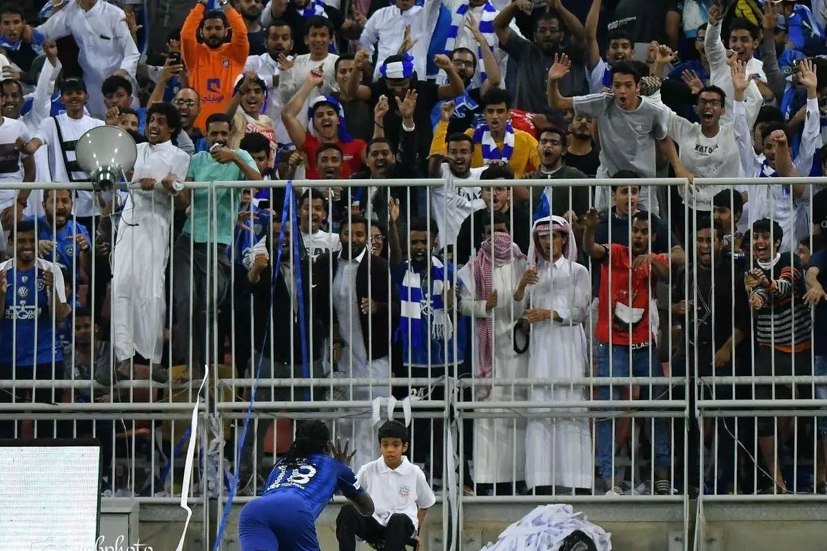 (تصاویر) وحشت توپ جمع کن از خوشحالی مهاجم الهلال!