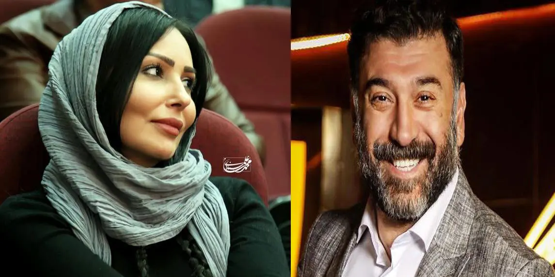 شوخی عجیب علی انصاریان با پرستو صالحی+ تصاویر
