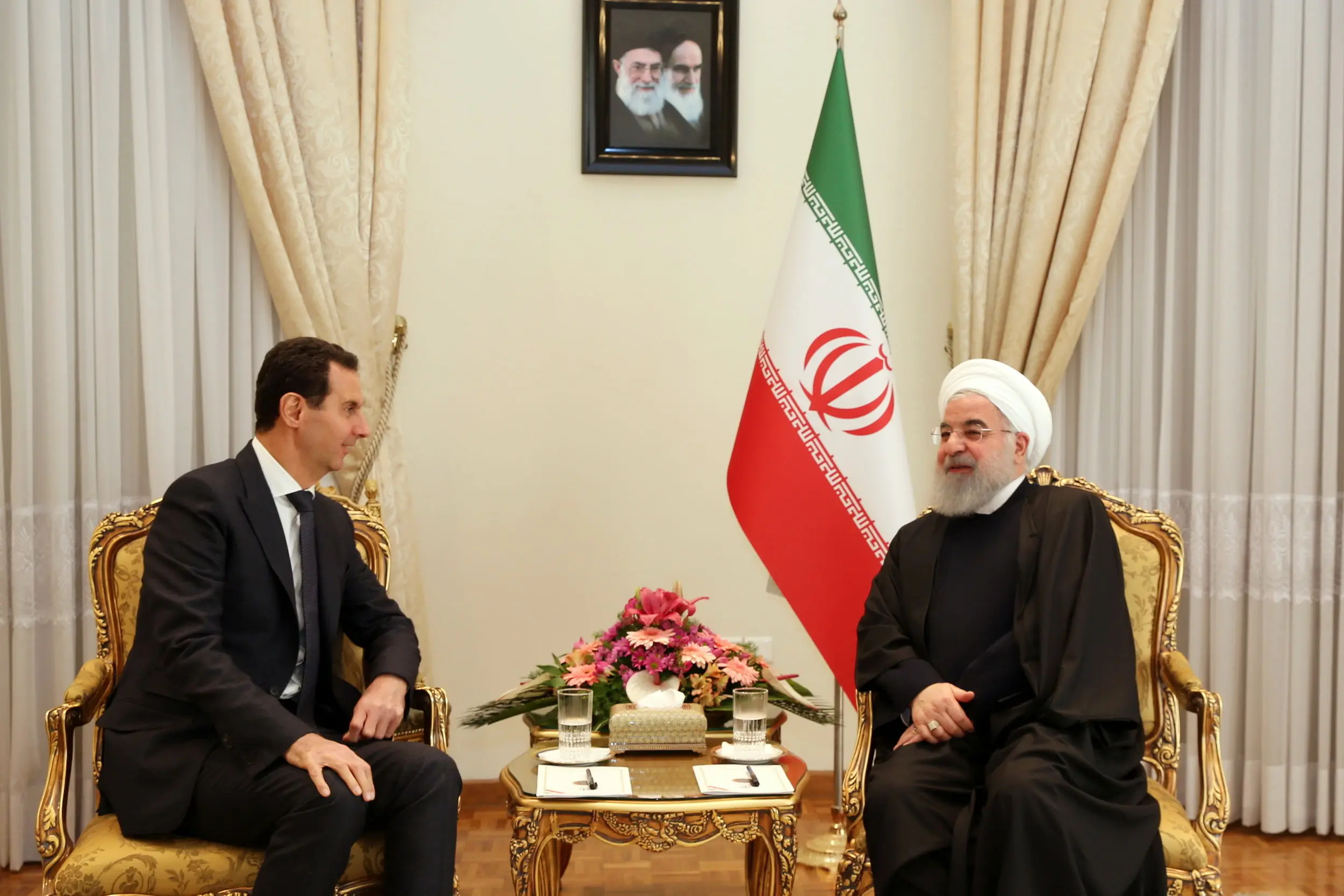 بشار اسد با روحانی دیدار کرد