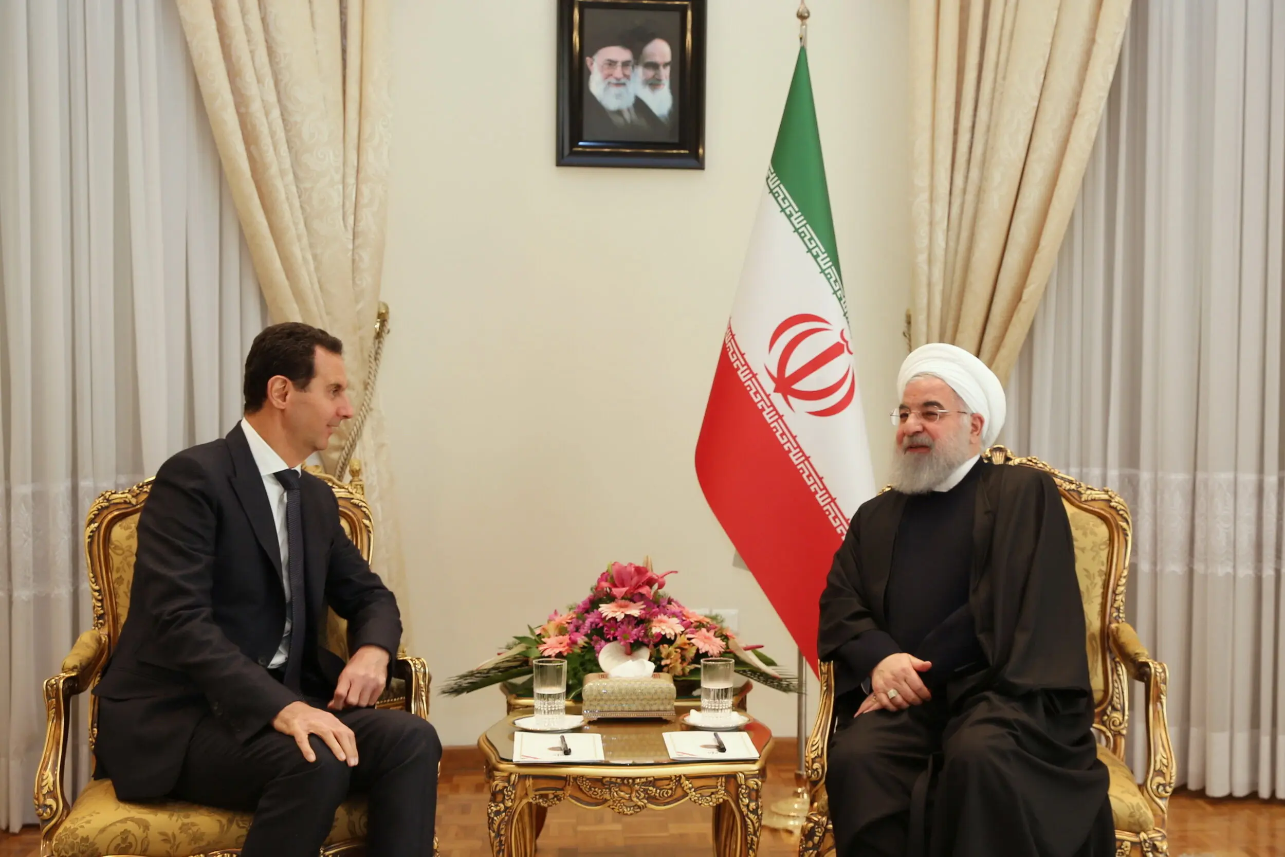 بشار اسد با روحانی دیدار کرد