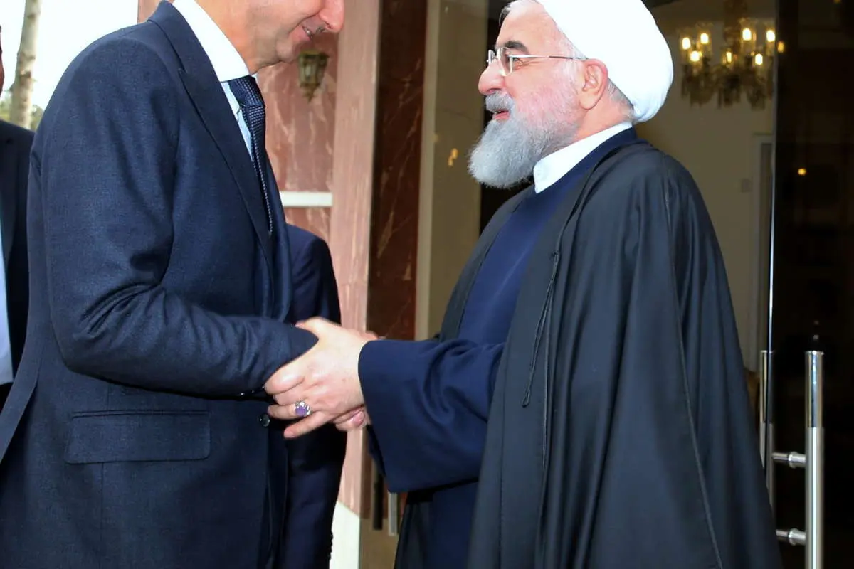 (تصاویر) دیدار بشار اسد با روحانی