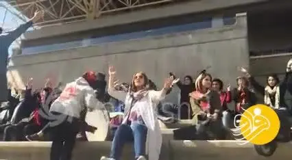 (ویدئو) تشویق ایسلندی مهناز افشار در بازی تیم ملی بانوان