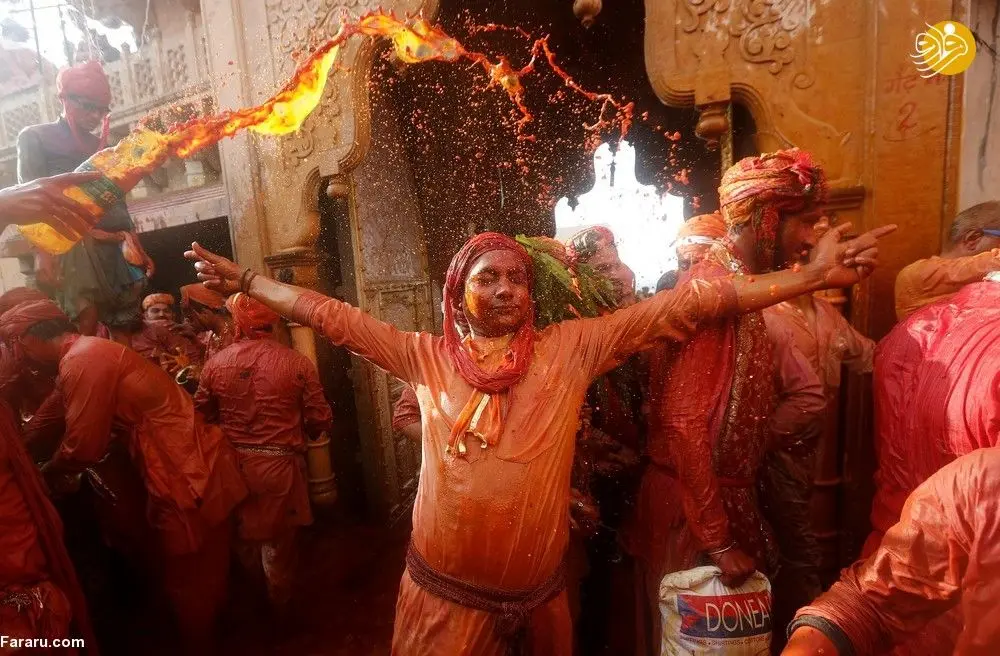 (تصاویر) جشن رنگ هولی در هند