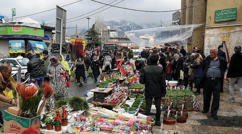 (تصاویر) خیابان‌های تهران چند ساعت مانده به سال ۹۸