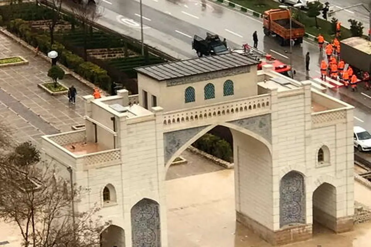 (تصاویر) آثار تاریخی شیراز پس از سیل