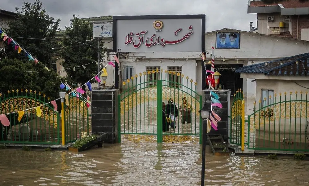 (تصاویر) آق قلا یک هفته پس از سیل