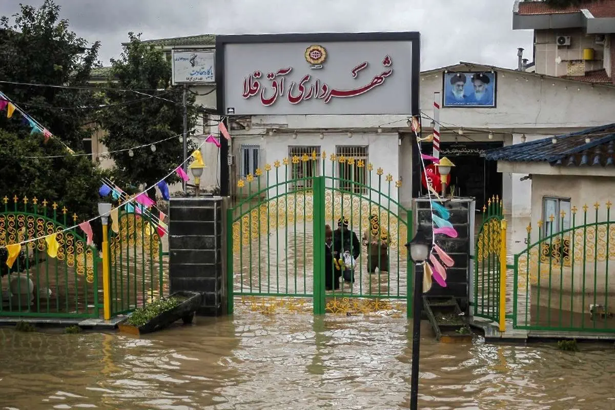 (تصاویر) آق قلا یک هفته پس از سیل