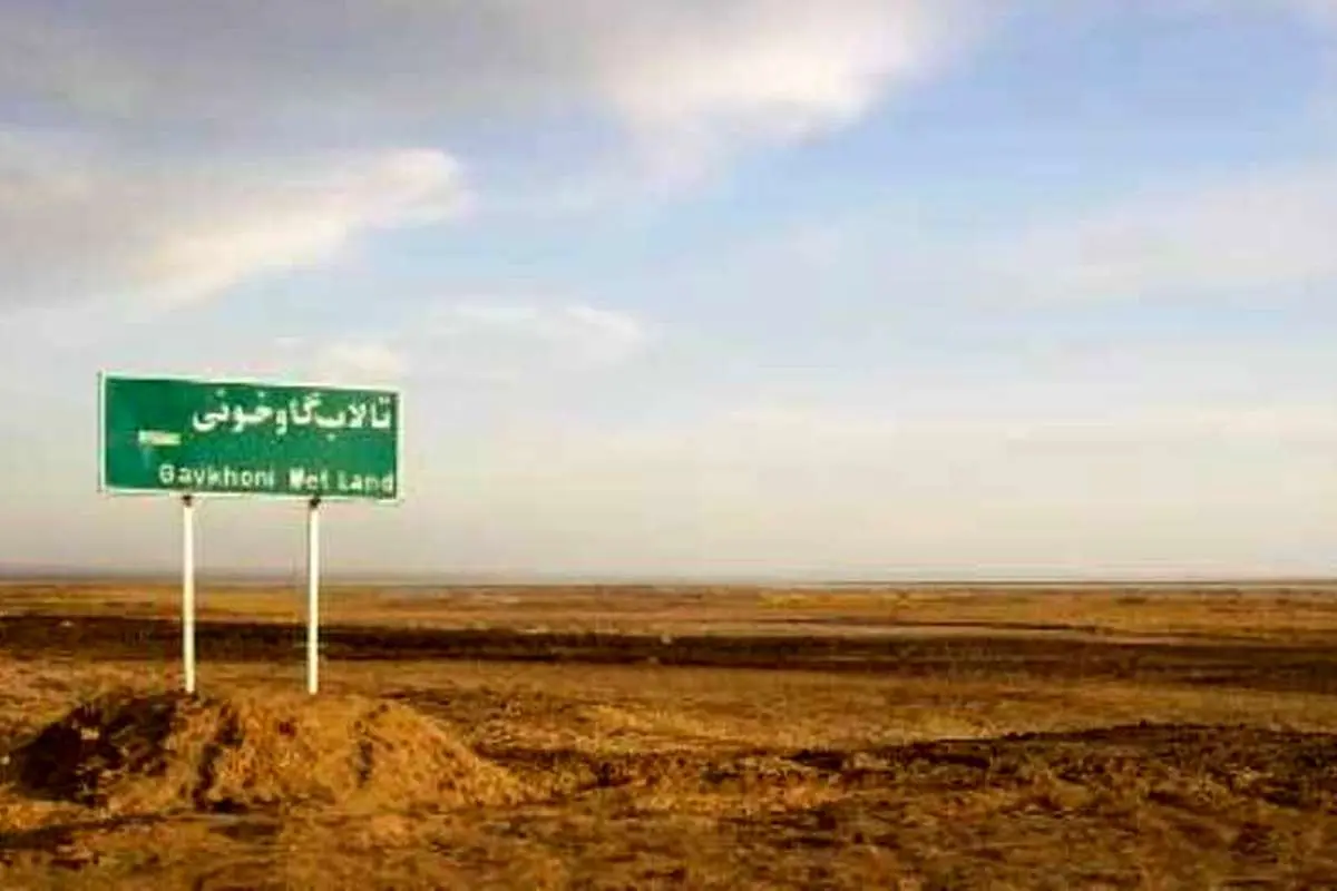 تالاب گاوخونی بعد از ۱۵ سال احیا شد