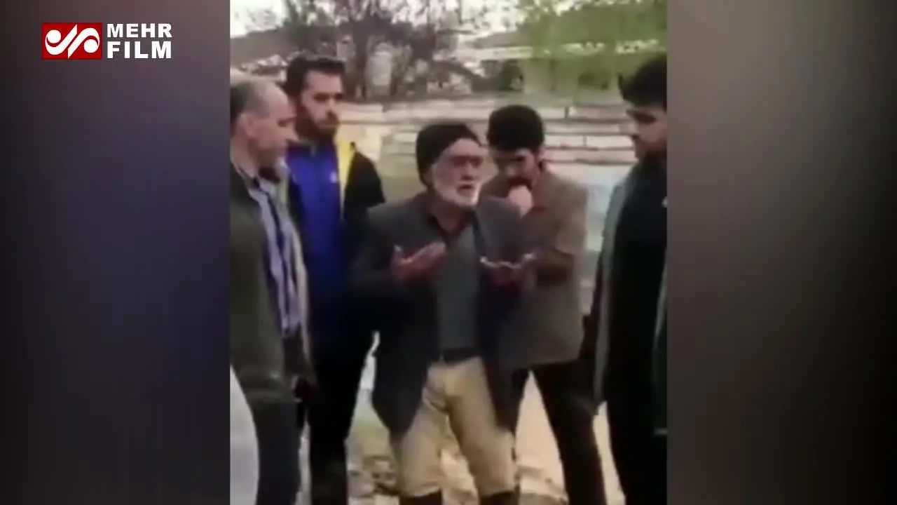 (ویدیو) اعتراض تند پیرمرد گلستانی به لاریجانی