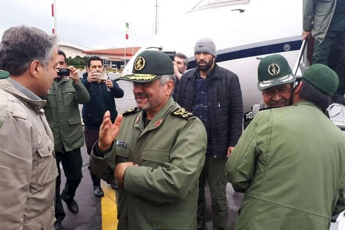 فرمانده کل سپاه برای دومین بار وارد گلستان شد