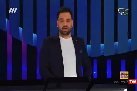 (ویدیو) دوچرخه سواری خنده دار امین حیایی وسط برنامه عصرجدید!