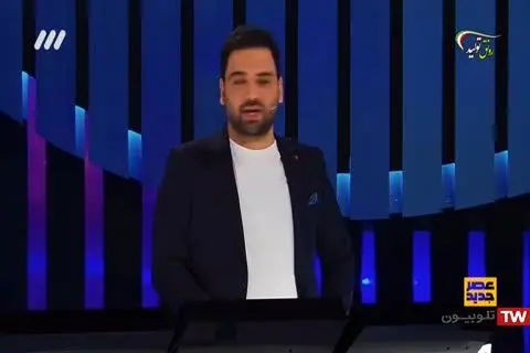 (ویدیو) دوچرخه سواری خنده دار امین حیایی وسط برنامه عصرجدید!