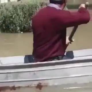 (ویدیو) هجوم مار‌ها به آق‌قلای سیل‌زده!