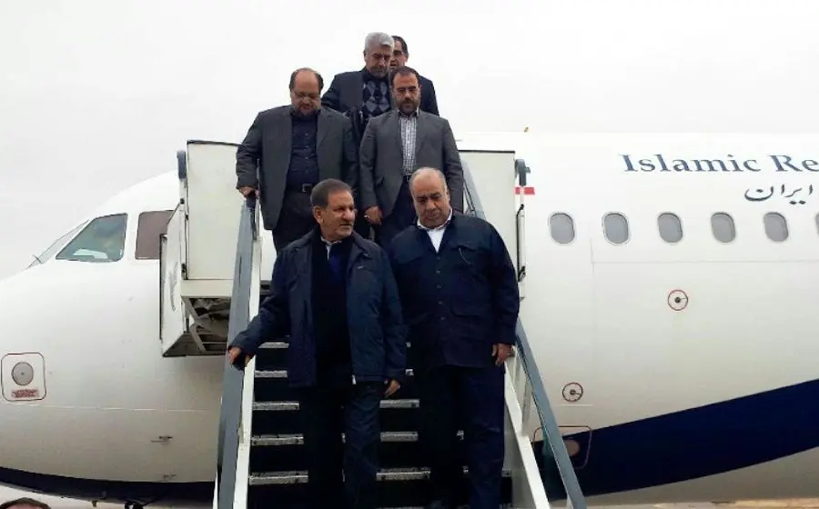 جهانگیری وارد کرمانشاه شد