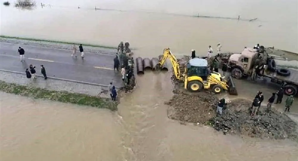 بازگشایی جاده گمیشان به آق‌قلا و گرگان