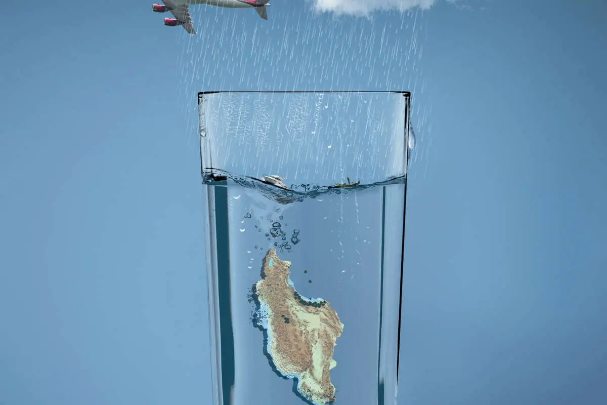 کارتون/ ایران در سیل
