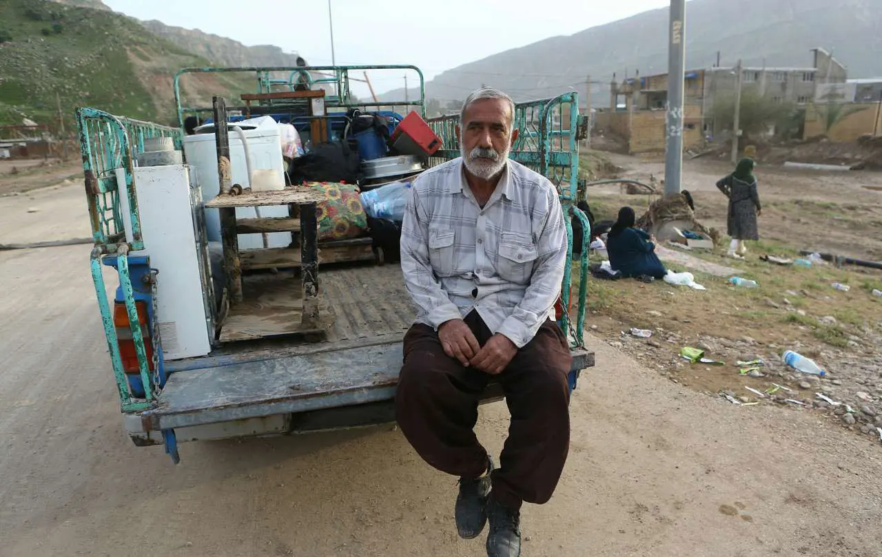 (تصاویر) تخریب روستای «بابا زید» پلدختر بر اثر سیل