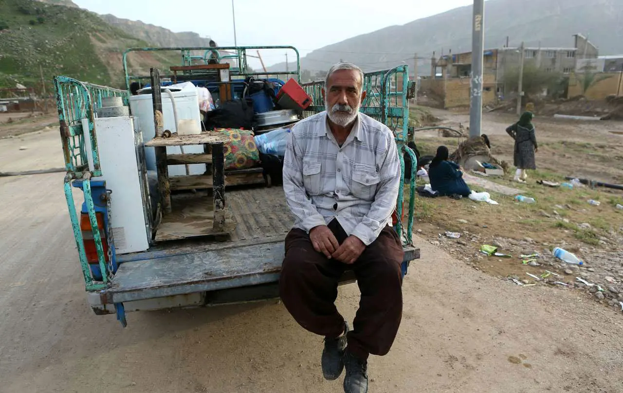 (تصاویر) تخریب روستای «بابا زید» پلدختر بر اثر سیل