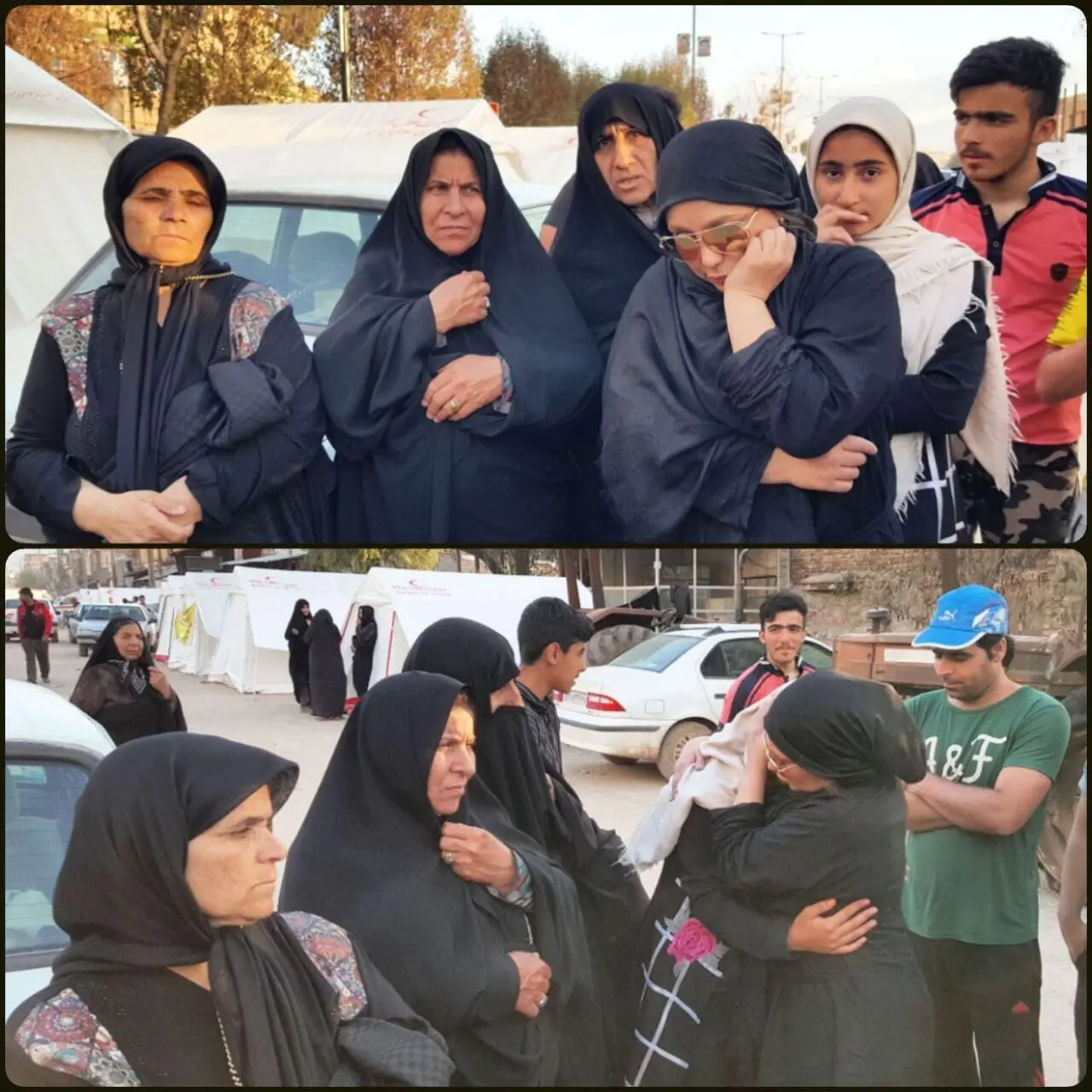 (تصویر) بهنوش بختیاری در جمع سیل زدگان پلدختر