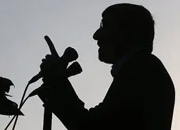 سکوت برابر احمدی‌نژاد؛ از قم تا مشهد!