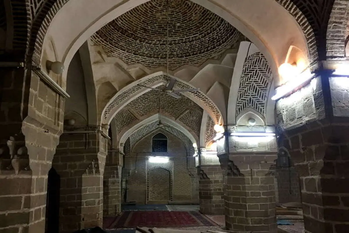 (تصاویر) کج شدن مسجد جامع هزار ساله دزفول