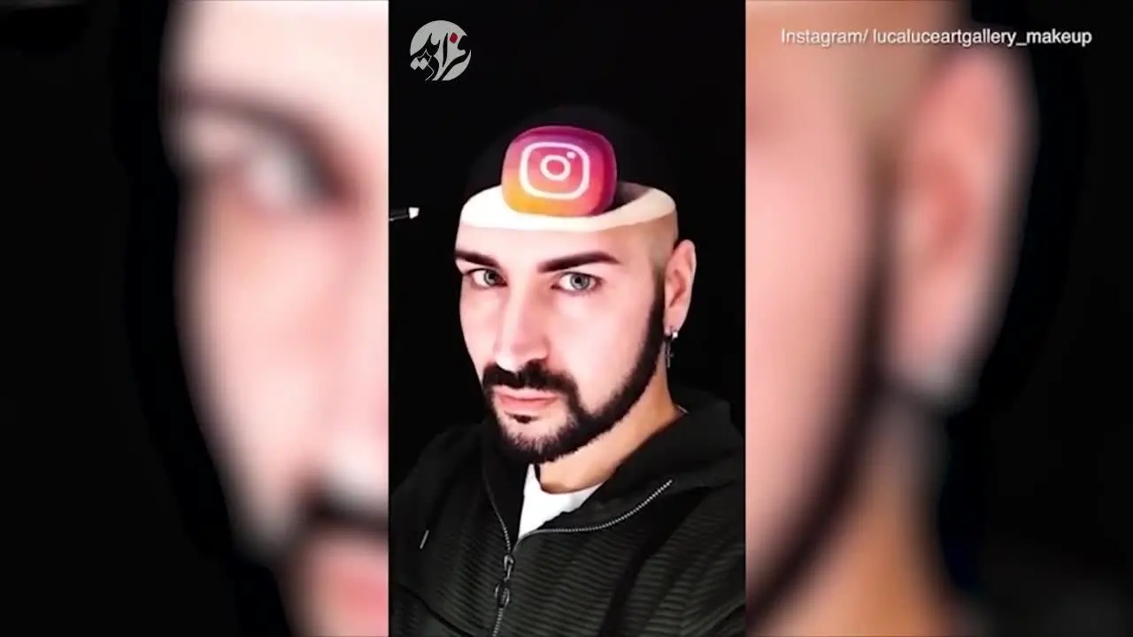 (ویدئو) نقاشی‌های سه بعدی روی صورت!