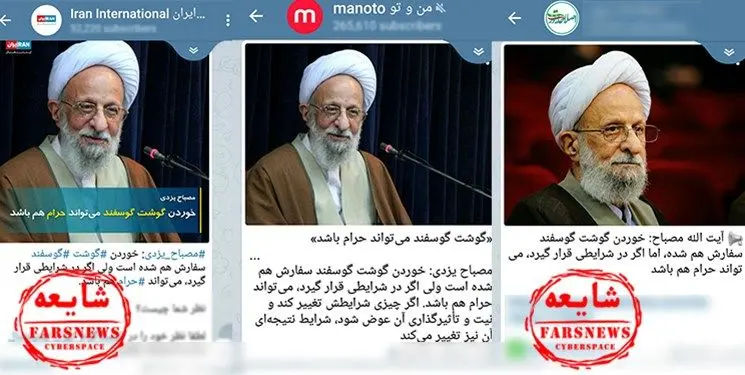 جنجال سخنان آیت الله مصباح درباره گوشت گوسفند
