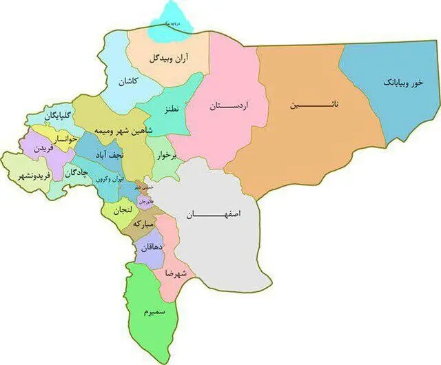 جزئیات طرح تشکیل استان اصفهان شمالی
