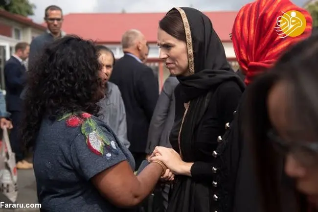 (تصاویر) نخست وزیر نیوزیلند باحجاب شد!