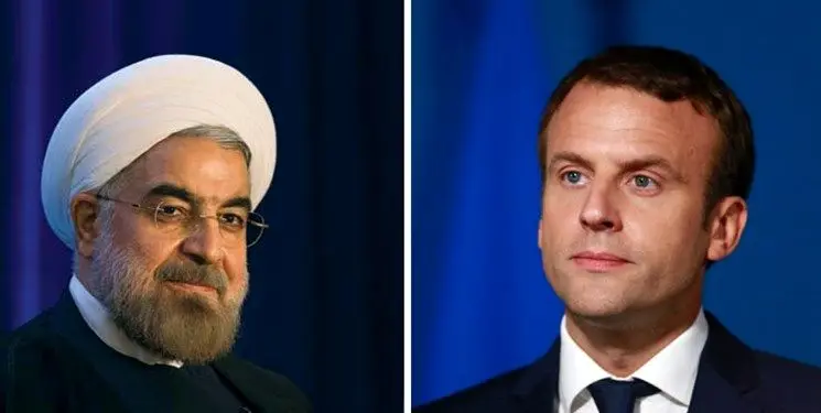 گفتگوی تلفنی روحانی با مکرون درباره برجام