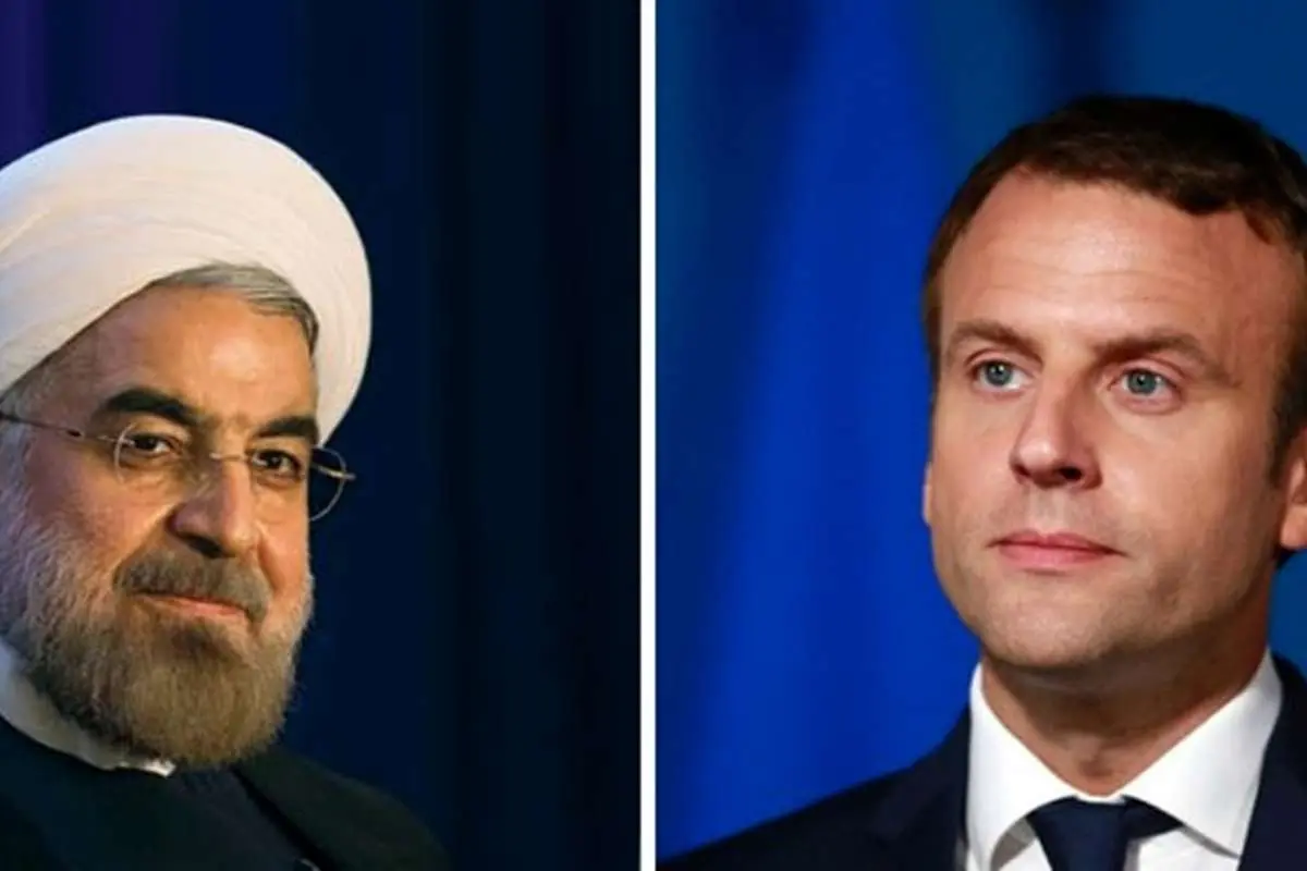 گفتگوی تلفنی روحانی با مکرون درباره برجام