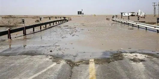 جاده کمربندی غرب اهواز مسدود شد