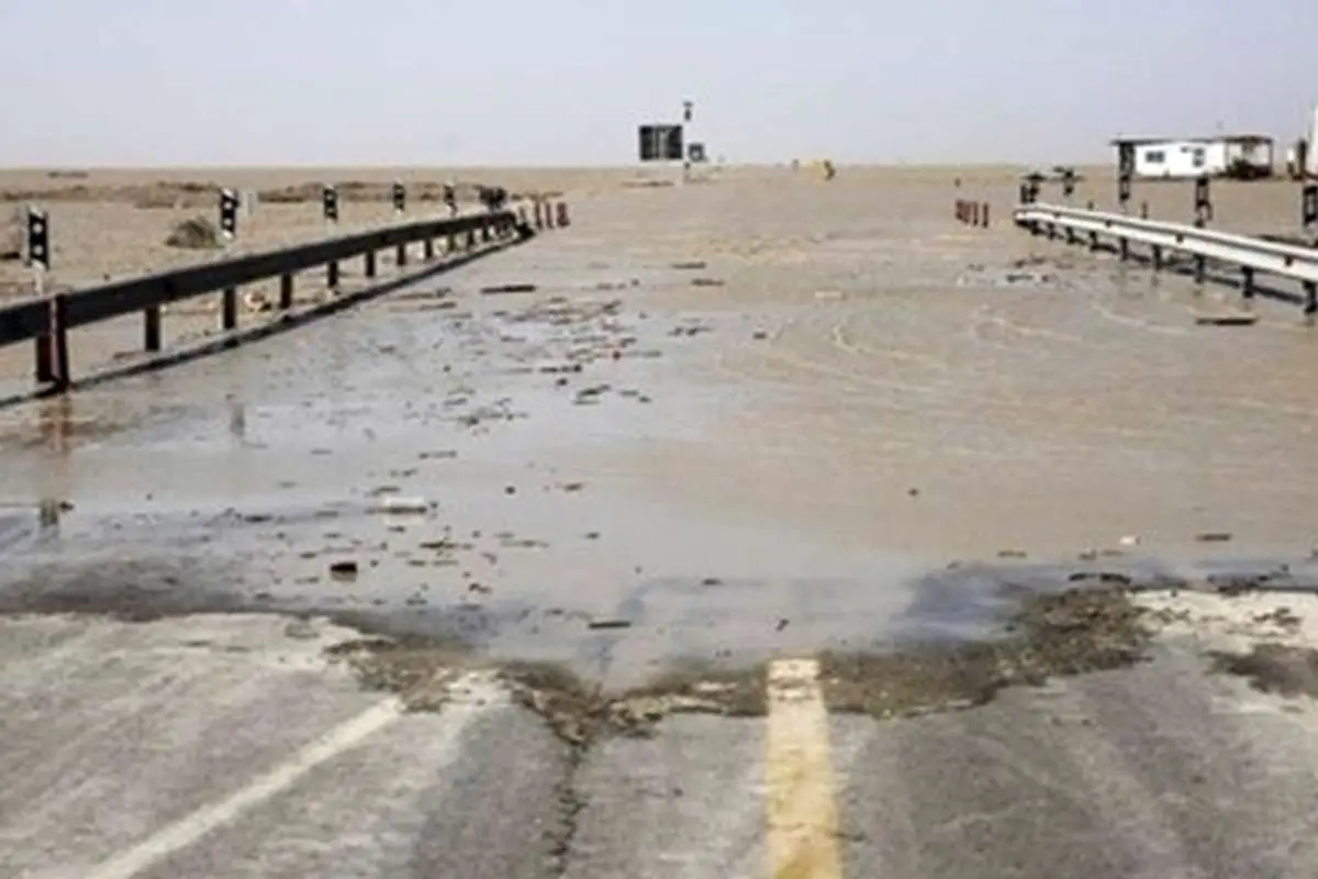 جاده کمربندی غرب اهواز مسدود شد