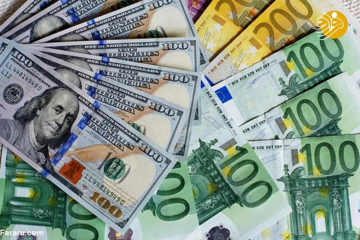 قیمت دلار و قیمت یورو در بازار امروز؛ ادامه روند کاهشی قیمتها