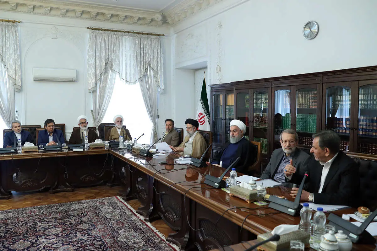 (تصاویر) اولین جلسه مشترک روحانی و رئیسی