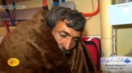(ویدئو) نجات ۱۱ سرنشین اتوبوس در سیل جاده کاشمر