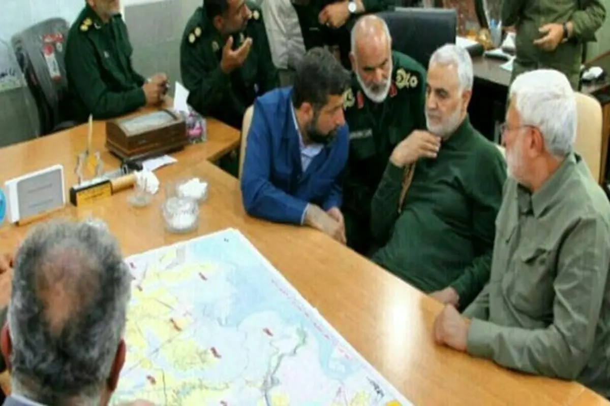 (تصویر) سردار سلیمانی و ابومهدی مهندس در شادگان