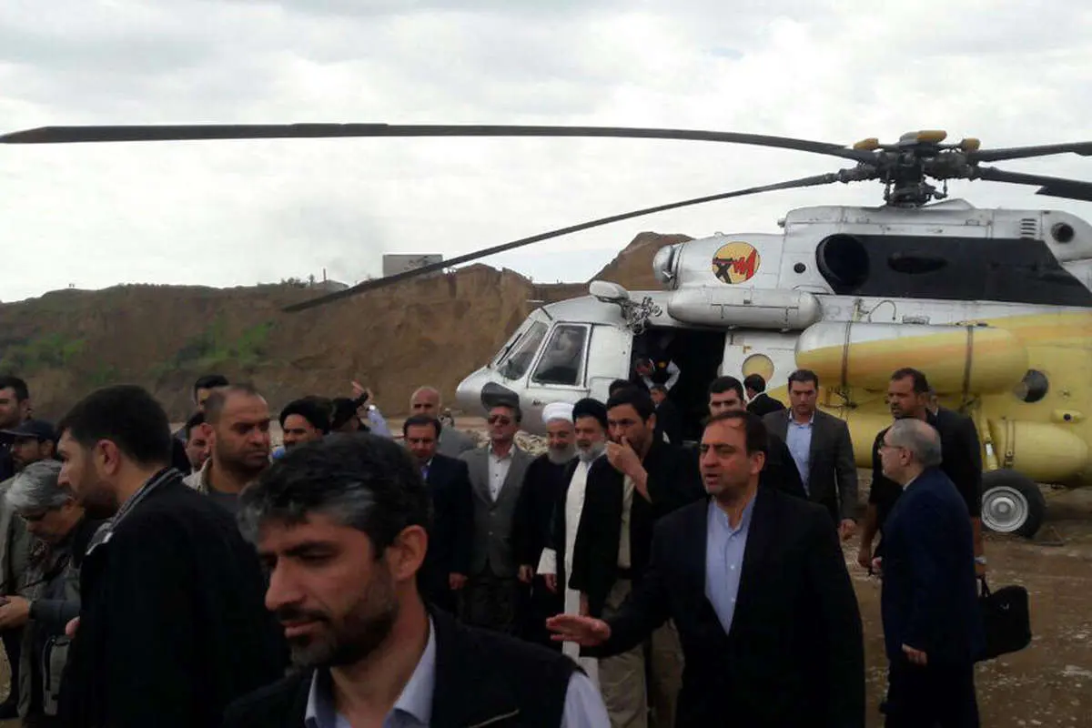 (تصاویر) حضور روحانی در مناطق سیلزده پلدختر